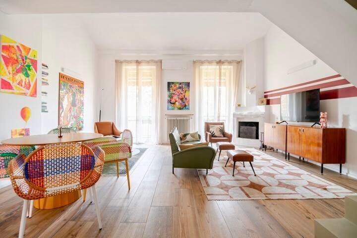 149 Borgo Ticino Suite Attico Di Lusso Con Terrazzo E Parking Privato ปาเวีย ภายนอก รูปภาพ
